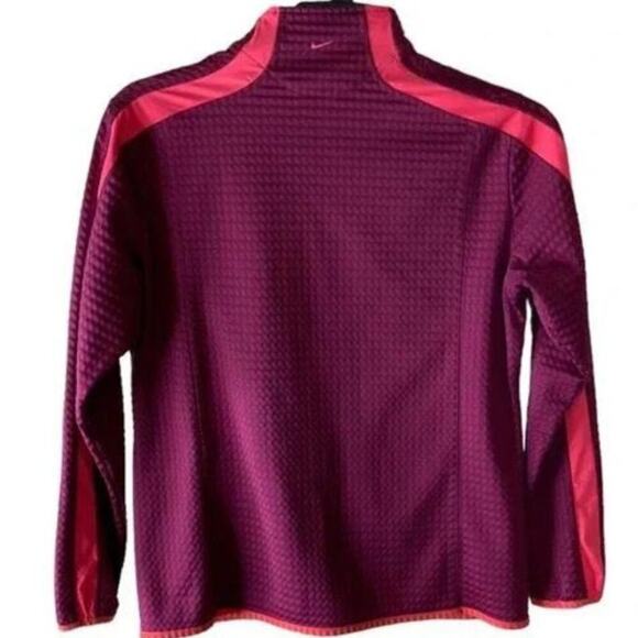 Nike Golf Jacket Women's Size Medium Long Sleeves Pockets Textured Activewear - Picture 1 of 11